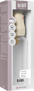 Babyflasche Latex creme, von Geburt an, 270 ml BIBS