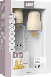 Babyflaschen Set 10tlg, von Geburt an BIBS