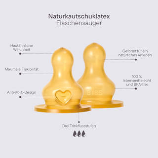 Babyflaschen Set 10tlg, von Geburt an BIBS