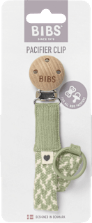 Schnullerband grün/weiß BIBS