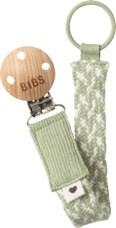 Schnullerband grün/weiß BIBS