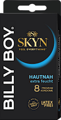 Kondome Hautnah extra feucht, latexfrei, Breite 53mm BILLY BOY