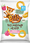 Kindersnack Maisringe mit Hirse, Banane und Himbeere, ab 8 Monaten  Billy Tiger