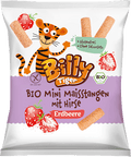 Kindersnack Mini Maisstangen mit Hirse Erdbeere ab 3 Jahren Billy Tiger