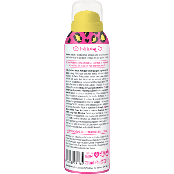 Duschschaum Pink Leopard bilou