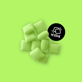 Kaugummi, Slushy Apple Flavour, zuckerfrei (10 Stück) bilou