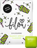 Kaugummi, Slushy Apple Flavour, zuckerfrei (10 Stück) bilou