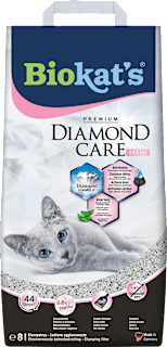 Katzenstreu diamond care fresh mit Aktivkohle & Aloe Vera Biokat's