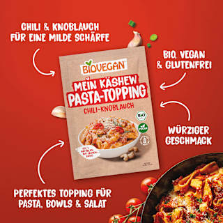 Mein Käshew Pasta Topping, Chili & Knoblauch BIOVEGAN