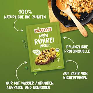 Mein Rührei Ersatz BIOVEGAN