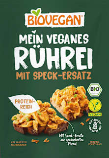 Mein veganes Rührei mit Speck-Ersatz BIOVEGAN