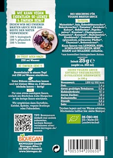 Meine vegane Bratensauce BIOVEGAN