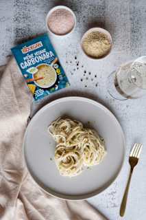 Meine vegane Carbonara BIOVEGAN
