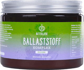Ballaststoff Komplex Pulver, Zitrone-Limette Geschmack BitterLiebe