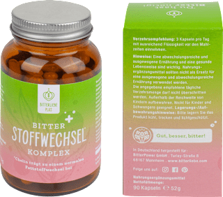 Stoffwechsel Komplex Kapseln 90 St BitterLiebe