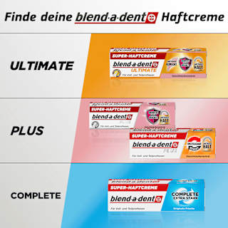 Haftcreme Complete geschmacksneutral blend-a-dent