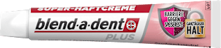 Haftcreme Plus Barriere gegen Speisereste geschmacksneutral blend-a-dent