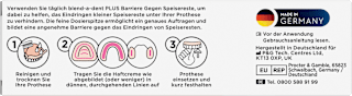 Haftcreme Plus Barriere gegen Speisereste geschmacksneutral blend-a-dent