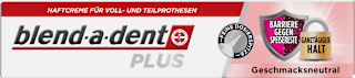 Haftcreme Plus Barriere gegen Speisereste geschmacksneutral blend-a-dent