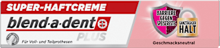 Haftcreme Plus Barriere gegen Speisereste geschmacksneutral blend-a-dent