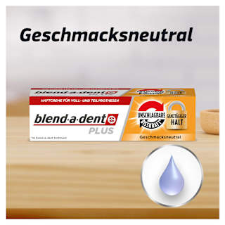 Haftcreme Plus Unschlagbare Bisskraft blend-a-dent