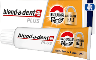 Haftcreme Plus Unschlagbare Bisskraft blend-a-dent