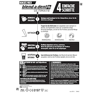 Haftcreme Ultimate geschmacksneutral blend-a-dent