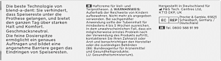 Haftcreme Ultimate geschmacksneutral blend-a-dent