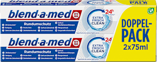 Zahnpasta Extra Frisch Clean (2x75 ml) blend-a-med