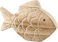 Fisch aus Holz, natur-weiß (8,5 cm) BOLTZE
