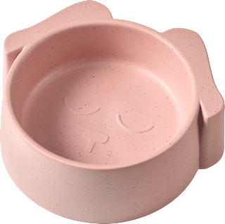 Fressnapf aus Bambus, Hund, hellrosa (22,5x20,5x7,2 cm), 1 St BOLTZE