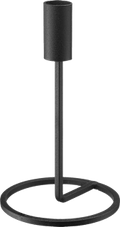 Kerzenhalter aus Metall, schwarz (H20cm) BOLTZE