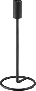 Kerzenhalter aus Metall, schwarz (H26cm) BOLTZE