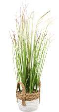 Kunstgras in Bastkorb (49 cm)  BOLTZE