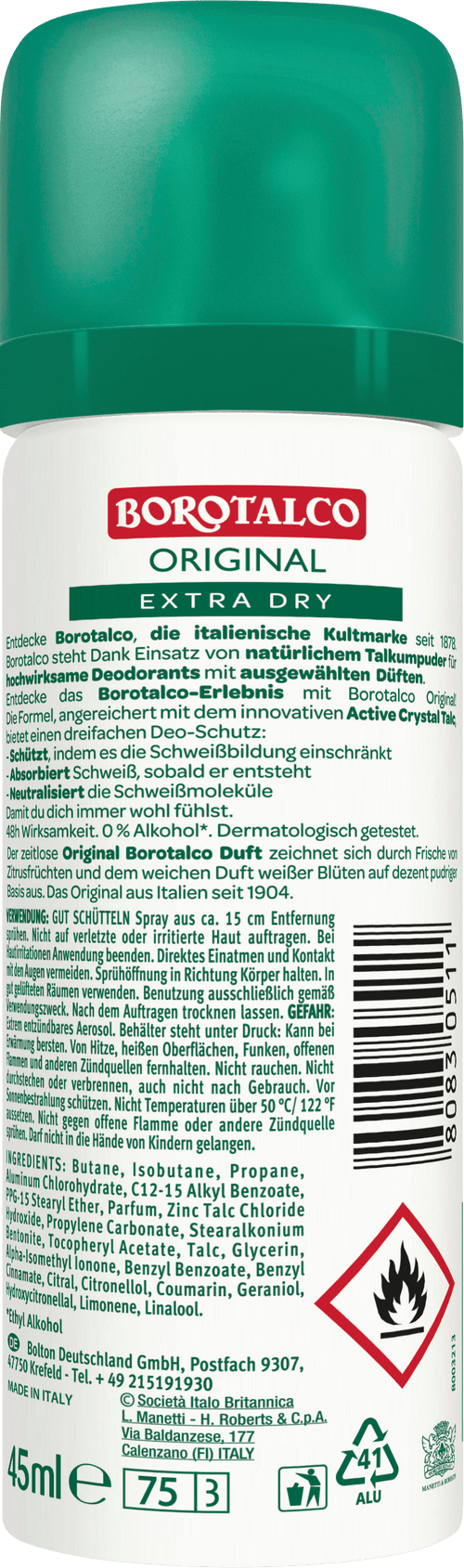 Borotalco None Media 2