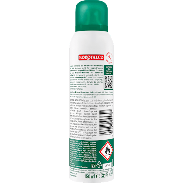 Antitranspirant Deospray Original  Borotalco