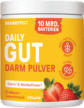 Daily Gut Darm Pulver Erdbeer-Geschmack BRAINEFFECT
