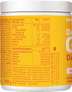 Daily Gut Darm Pulver Erdbeer-Geschmack BRAINEFFECT