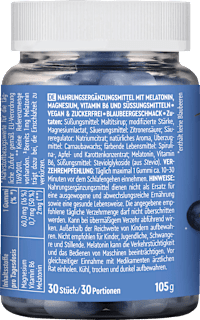 Sleep Gummies Melatonin 30 St BRAINEFFECT