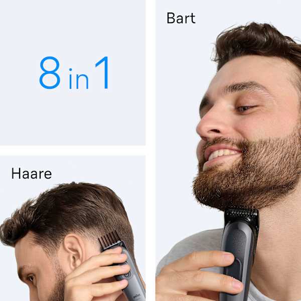 Barttrimmer & Haarschneider, Series 3 All-In-One Style Kit AIO3540 Braun