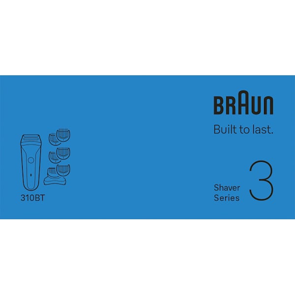 Elektrischer Rasierer, Series 3 310BT  Braun