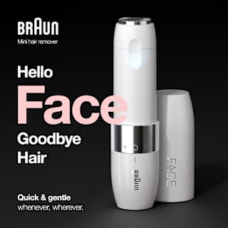 Gesichtshaarentferner, Mini Hair Remover FS1000 Braun