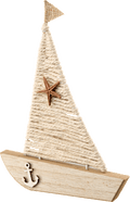 Segelboot aus Holz, beige BRAUNS-HEITMANN