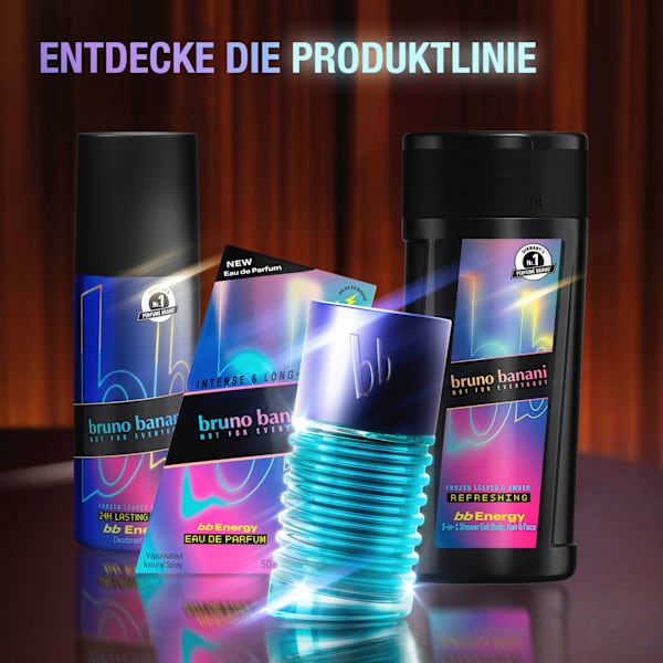 Deospray Frozen Leaves & Amber bb Energy bruno banani