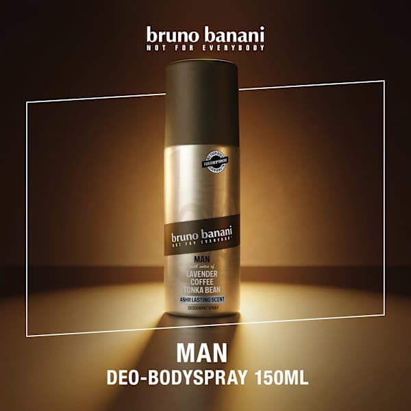 Deospray Man Lavender Coffee Tonka Bean bruno banani