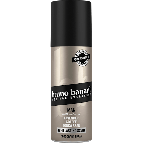 Deospray Man Lavender Coffee Tonka Bean bruno banani