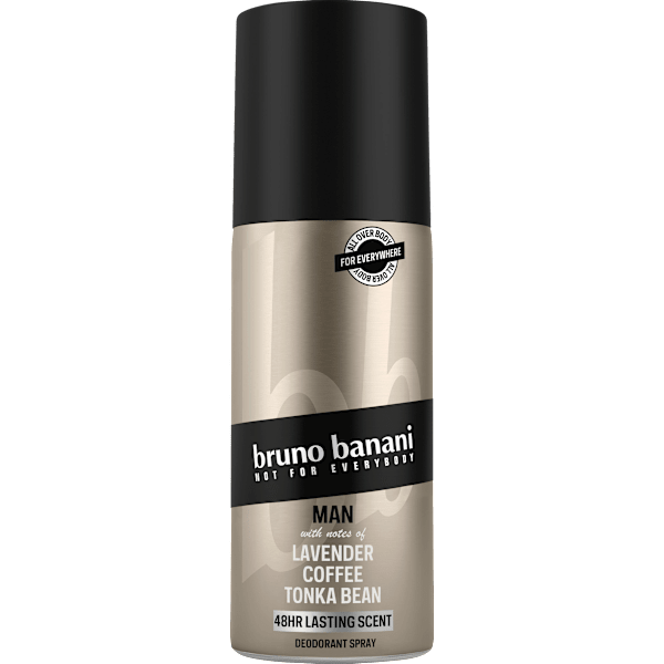 Deospray Man Lavender Coffee Tonka Bean bruno banani