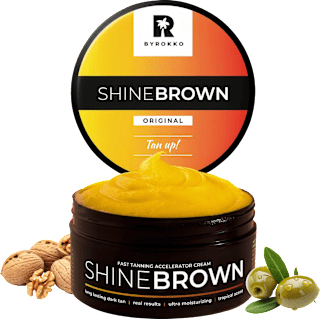 Bräunungsbeschleuniger Creme shine brown, Original Byrokko