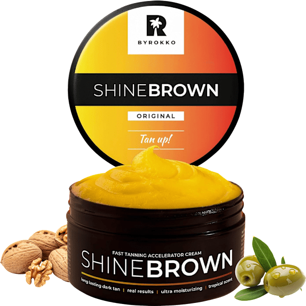 Bräunungsbeschleuniger Creme shine brown, Original Byrokko