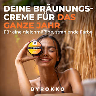 Bräunungsbeschleuniger Creme shine brown, Original Byrokko